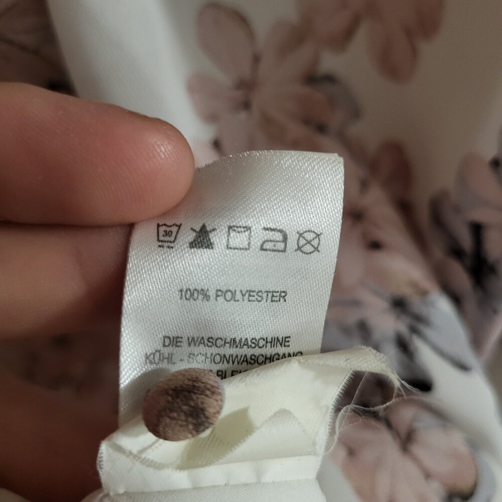 Katherine Barclay Montreal Floral Shift Dress Size 10 Pink Grey White - Picture 7 of 7